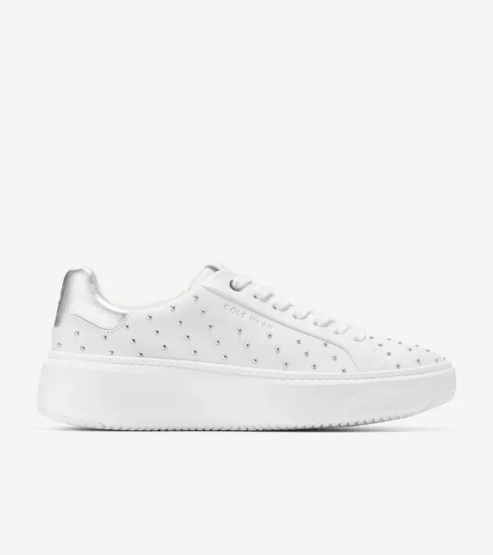 Women Grandproslash Topspin Sneakers Optic Whitemicro Studs Cole Haan Sneakers Women Grandproslash Topspin Sneakers Optic Whitemicro Studs Cole Haan Sneakers