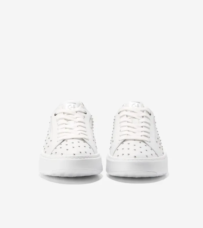 Women Grandproslash Topspin Sneakers Optic Whitemicro Studs Cole Haan Sneakers