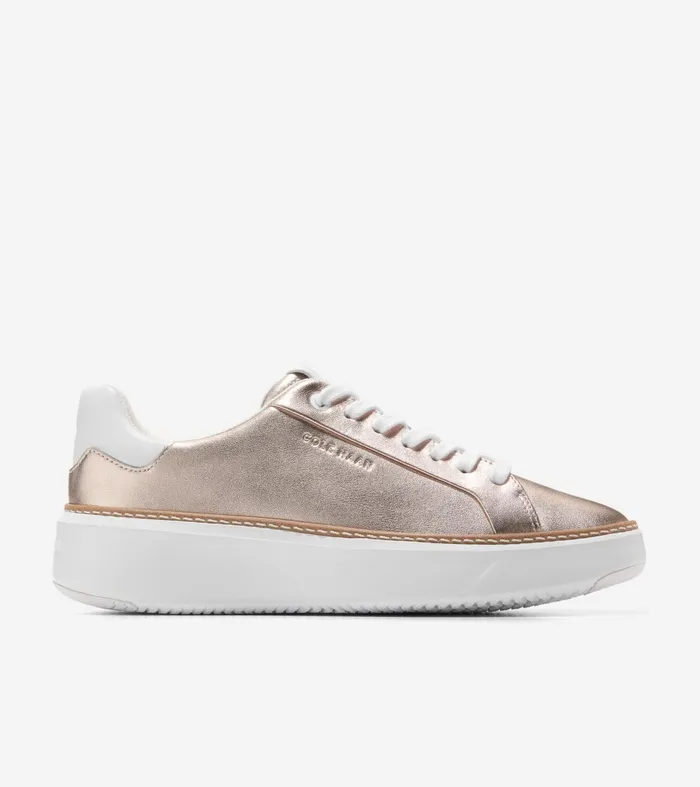 Women GrandProslash Topspin Sneakers Rose Gold Metallic Cole Haan Sneakers