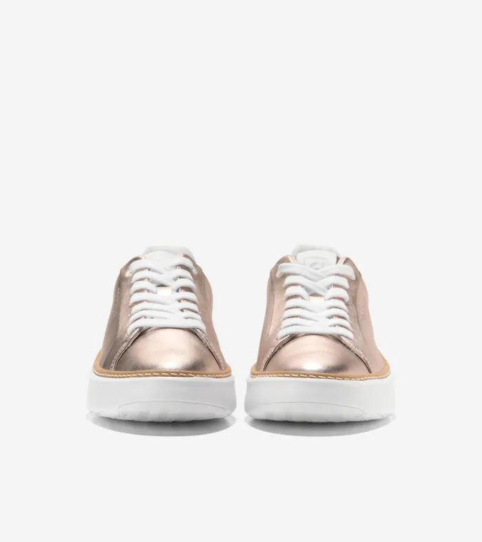 Women GrandProslash Topspin Sneakers Rose Gold Metallic Cole Haan Sneakers
