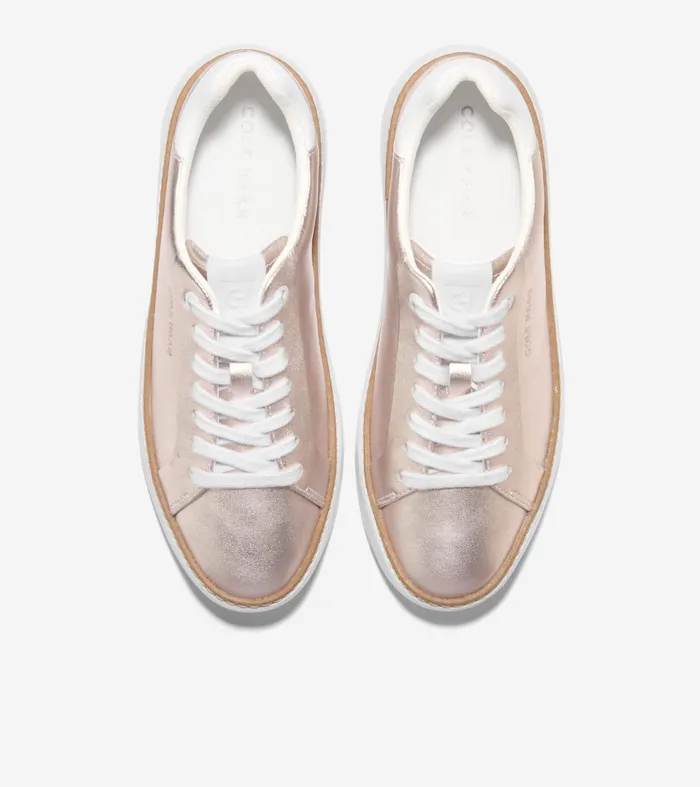 Women GrandProslash Topspin Sneakers Rose Gold Metallic Cole Haan Sneakers