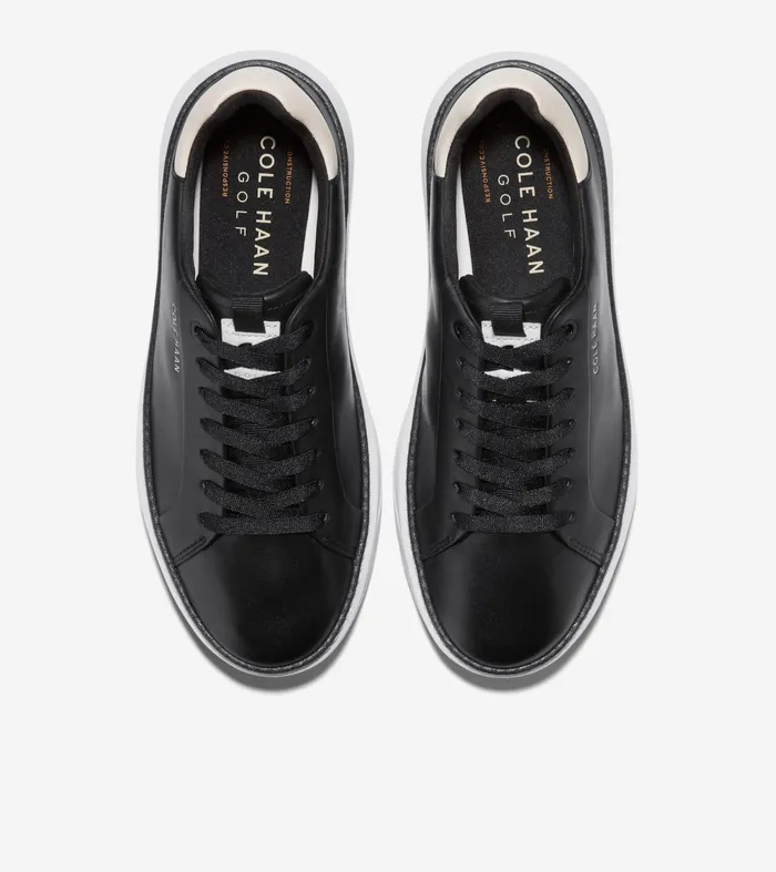 Women GrandProslash Waterproof Topspin Golf Shoes Blackwhitecap Grayoptic White Cole Haan Sneakers