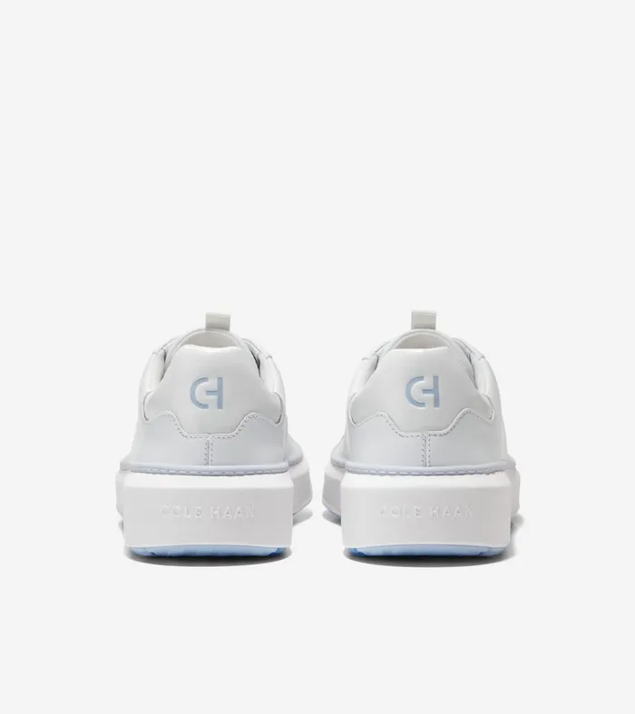 Women GrandProslash Waterproof Topspin Golf Shoes Optic Whiteheather Gray Cole Haan Sneakers