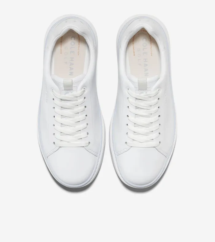 Women GrandProslash Waterproof Topspin Golf Shoes Optic Whiteheather Gray Cole Haan Sneakers