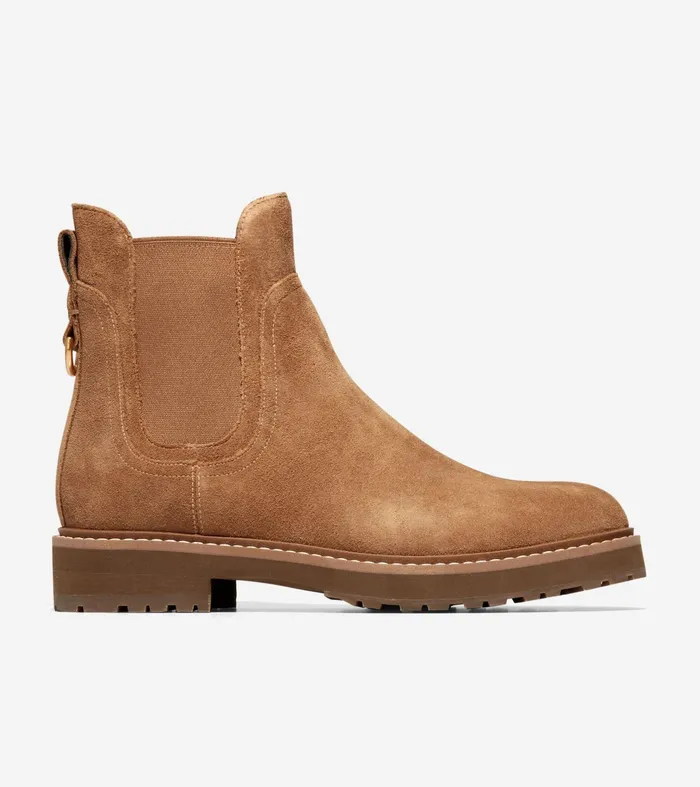 Women Greenwich Waterproof Chelsea Bootie Golden Toffee Cole Haan Boots