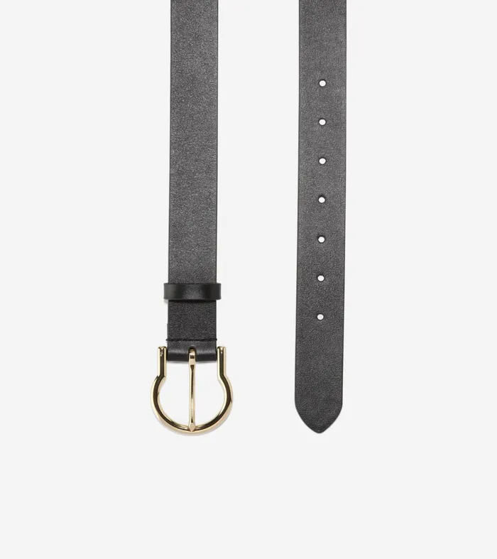 Women Hinged Buckle Belt Black Cole Haan Belts