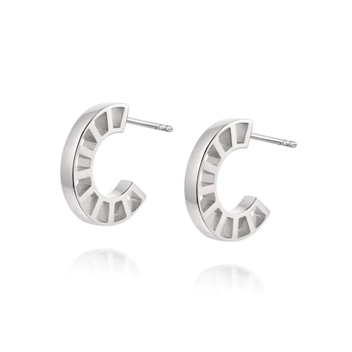 Women Huggie Earrings Daisy London Jewellery Goldie Huggie Hoop Earrings Sterling Silver Women Huggie Earrings Daisy London Jewellery Goldie Huggie Hoop Earrings Sterling Silver