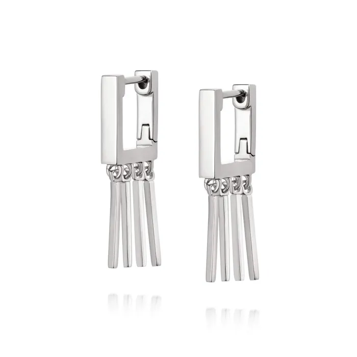 Women Huggie Earrings Daisy London Jewellery Moira Rose Huggie Hoop Earrings Sterling Silver Women Huggie Earrings Daisy London Jewellery Moira Rose Huggie Hoop Earrings Sterling Silver