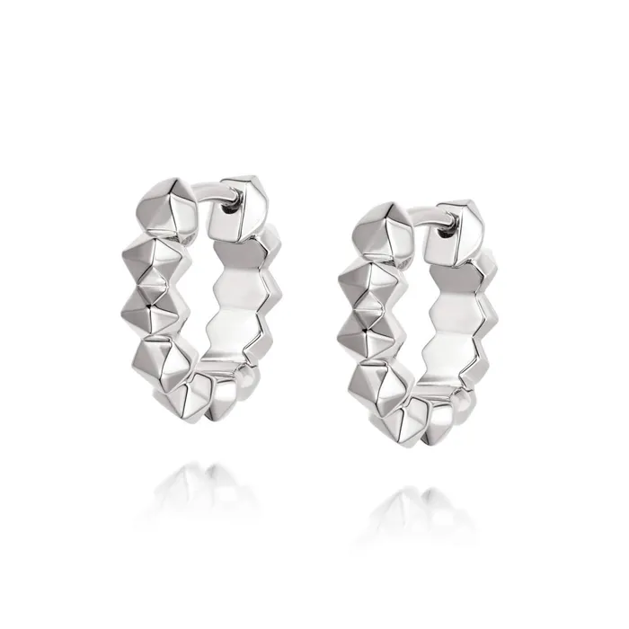 Women Huggie Earrings Daisy London Jewellery Octavia Huggie Hoop Earrings Sterling Silver Women Huggie Earrings Daisy London Jewellery Octavia Huggie Hoop Earrings Sterling Silver