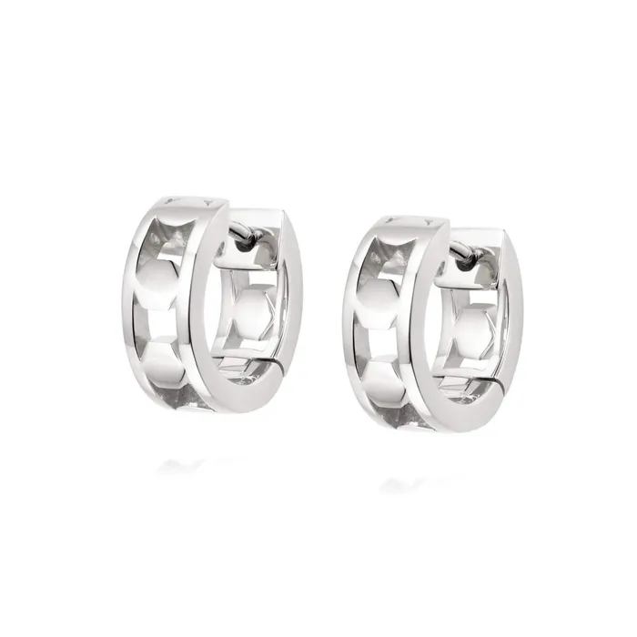 Women Huggie Earrings Daisy London Jewellery Stevie Huggie Hoop Earrings Sterling Silver Women Huggie Earrings Daisy London Jewellery Stevie Huggie Hoop Earrings Sterling Silver