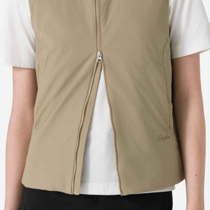 Women Insulated Vest Black Greytan Olivewrought Iron Mercury Rapha Jackets and Vests