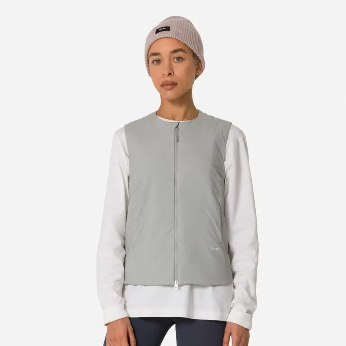 Women Insulated Vest Black Greytan Olivewrought Iron Mercury Rapha Jackets and Vests