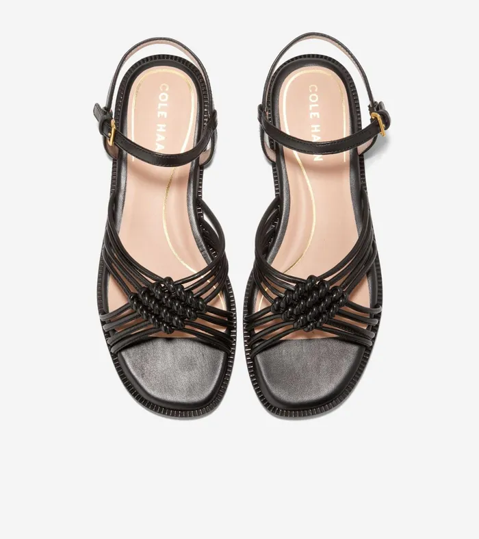 Women Jitney Knot Sandals Black Cole Haan Sandals