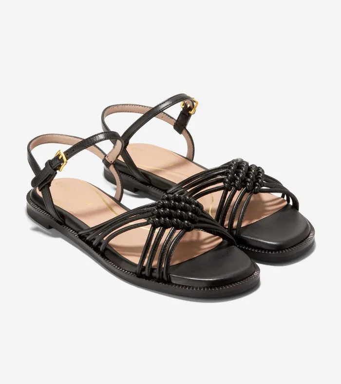 Women Jitney Knot Sandals Black Cole Haan Sandals
