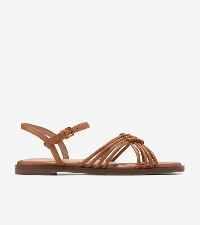 Women Jitney Knot Sandals Pecan Cole Haan Sandals