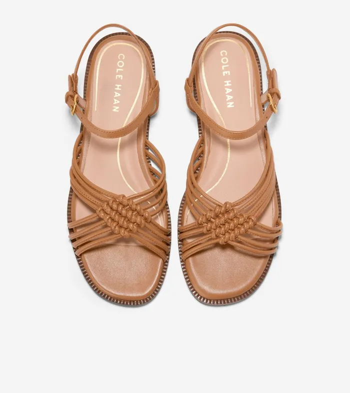 Women Jitney Knot Sandals Pecan Cole Haan Sandals