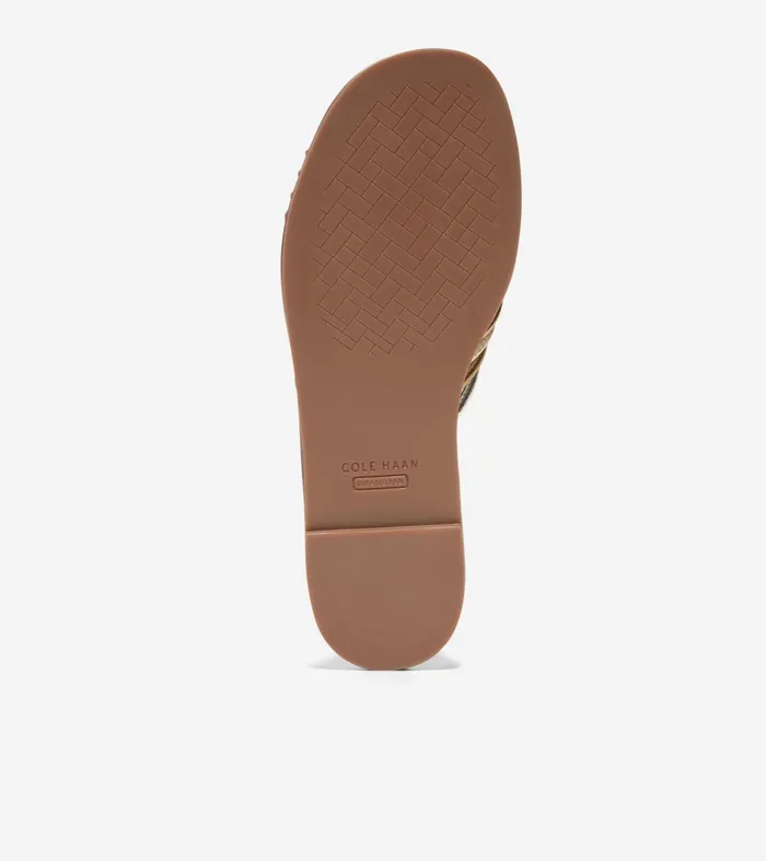 Women Jitney Knot Sandals Soft Goldsilverrose Gold Cole Haan Sandals