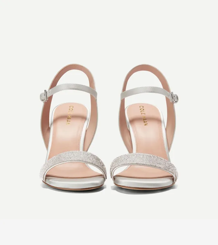 Women Josie Wedge Sandals All Over Crystalgray Cole Haan Heels and Pumps