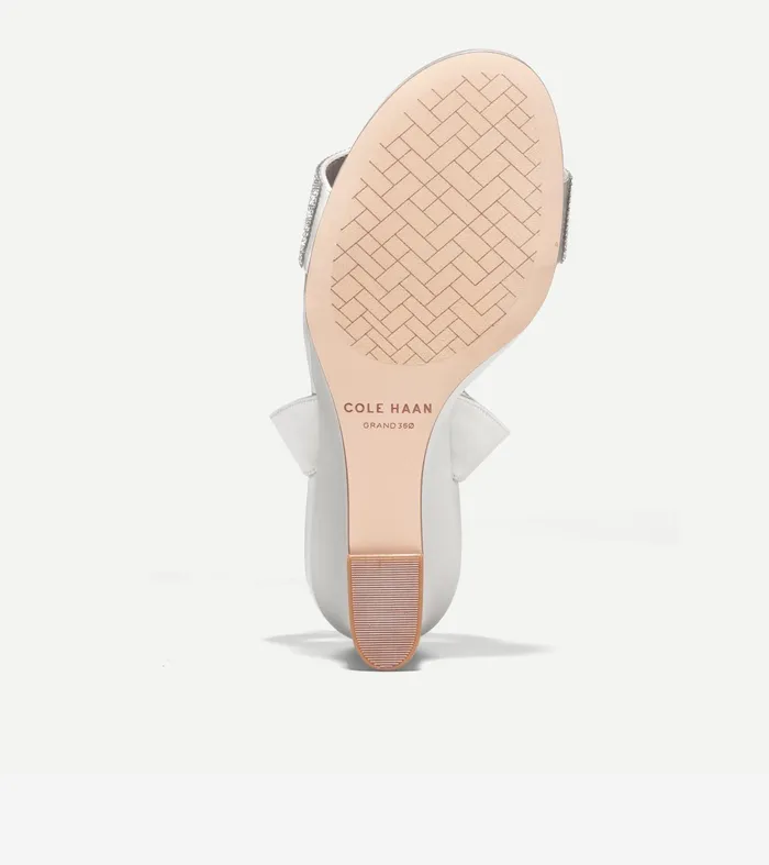 Women Josie Wedge Sandals All Over Crystalgray Cole Haan Heels and Pumps