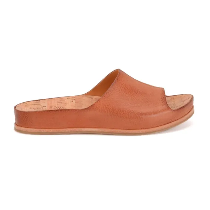 Women KorkEasereg Tutsi Slides Brown Orvis Sandals
