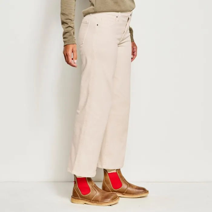 Women Kut From The Klothreg Charlotte WideLeg Crop Jeans Ecru Orvisexclusive Orvis Pants