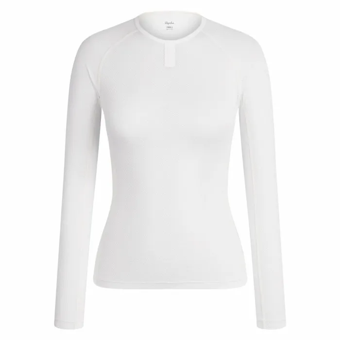 Women Lightweight Base Layer 8211 Long Sleeve Black Blackwhite White Rapha Base Layers