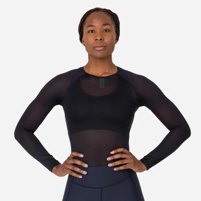 Women Lightweight Base Layer 8211 Long Sleeve Black Blackwhite White Rapha Base Layers