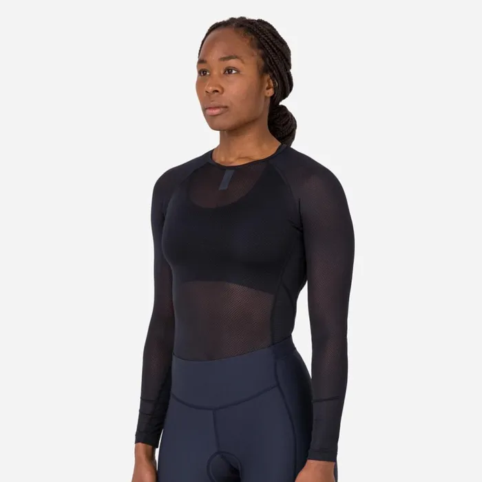 Women Lightweight Base Layer 8211 Long Sleeve Black Blackwhite White Rapha Base Layers