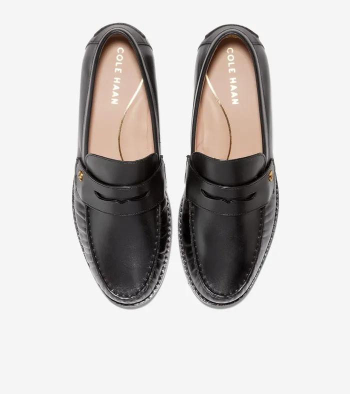 Women Lux Pinch Penny Loafer Black Cole Haan Loafers and Drivers