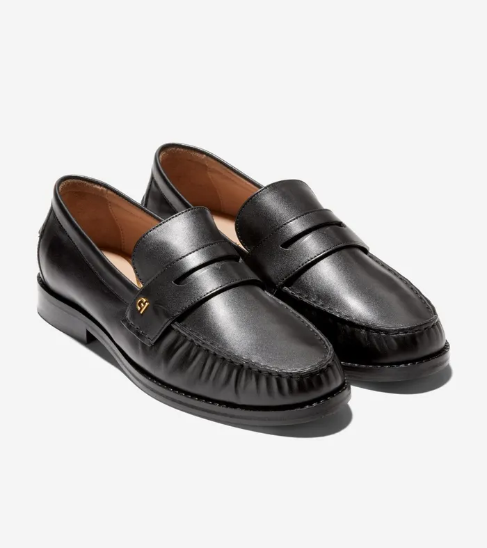 Women Lux Pinch Penny Loafer Black Cole Haan Loafers and Drivers