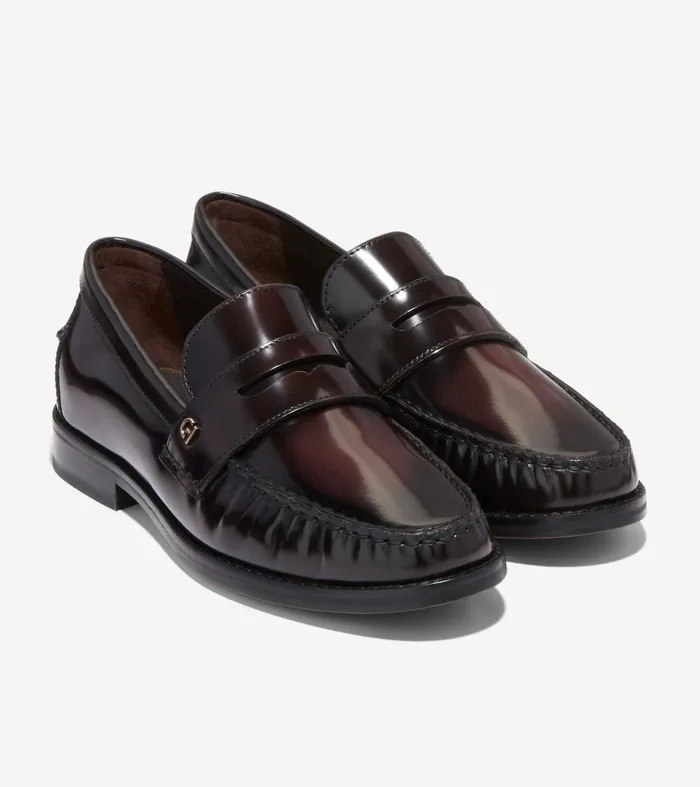 Women Lux Pinch Penny Loafer Deep Burgundy Cole Haan Loafers and Drivers