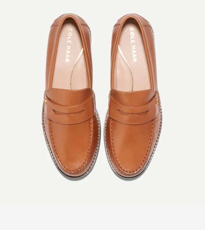 Women Lux Pinch Penny Loafer Pecan Cole Haan Loafers and Drivers
