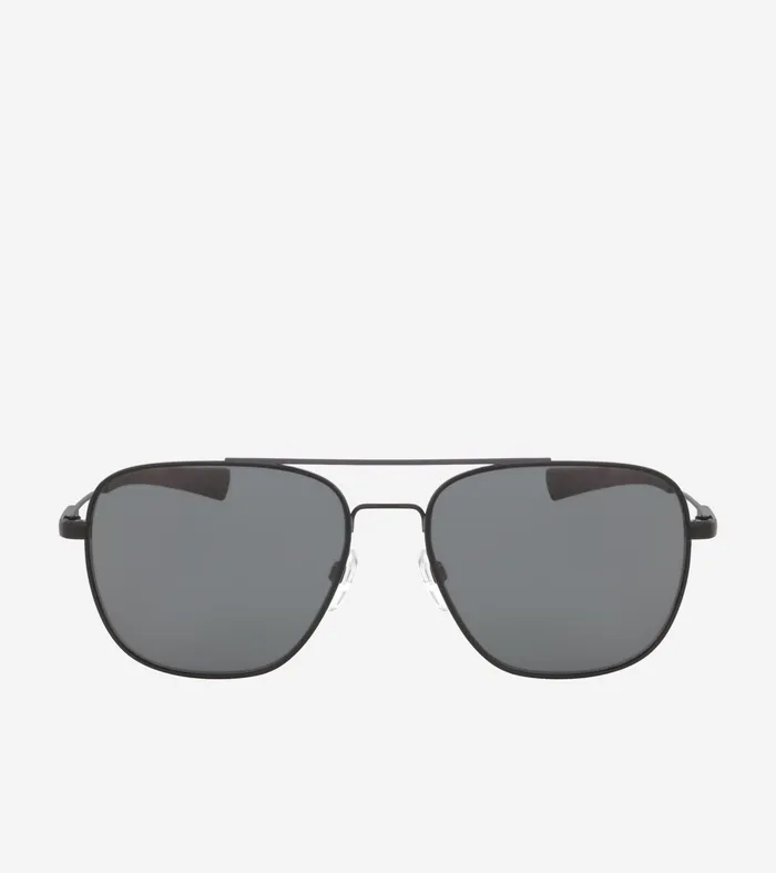 WomenMen Flexible Navigator Sunglasses Black Cole Haan Sunglasses