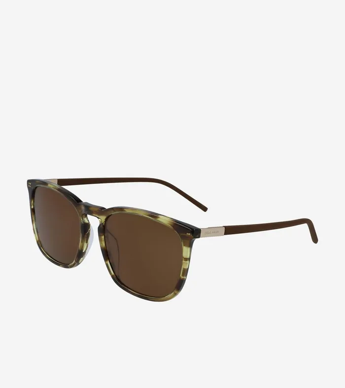 WomenMen Rectangle Flex HornRimmed Sunglasses Blonde Horn Cole Haan Sunglasses WomenMen Rectangle Flex HornRimmed Sunglasses Blonde Horn Cole Haan Sunglasses