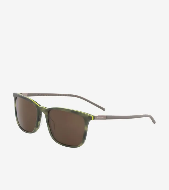 WomenMen Rectangle Flex HornRimmed Sunglasses Olive Horn Cole Haan Sunglasses WomenMen Rectangle Flex HornRimmed Sunglasses Olive Horn Cole Haan Sunglasses