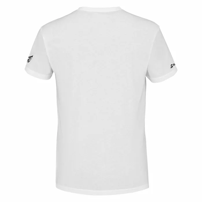 WomenMen Tops Babolat Aero Cotton Tee Heather Whitegrey