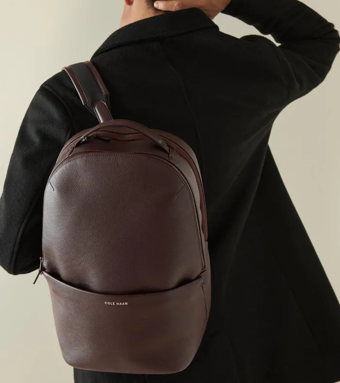 WomenMen Triboro Backpack Dark Chocolate Cole Haan Backpacks