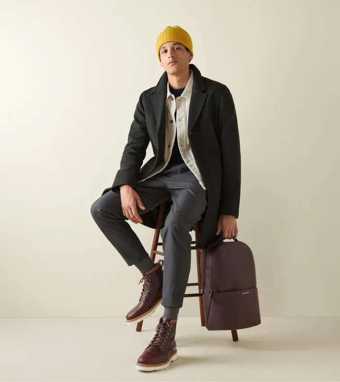WomenMen Triboro Backpack Dark Chocolate Cole Haan Backpacks