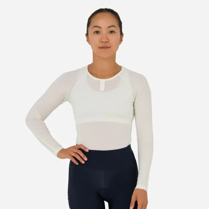 Women Merino Base Layer 8211 Long Sleeve Blackblackdark Navycreamwhiterock Ridge Rock Ridge Rapha Base Layers