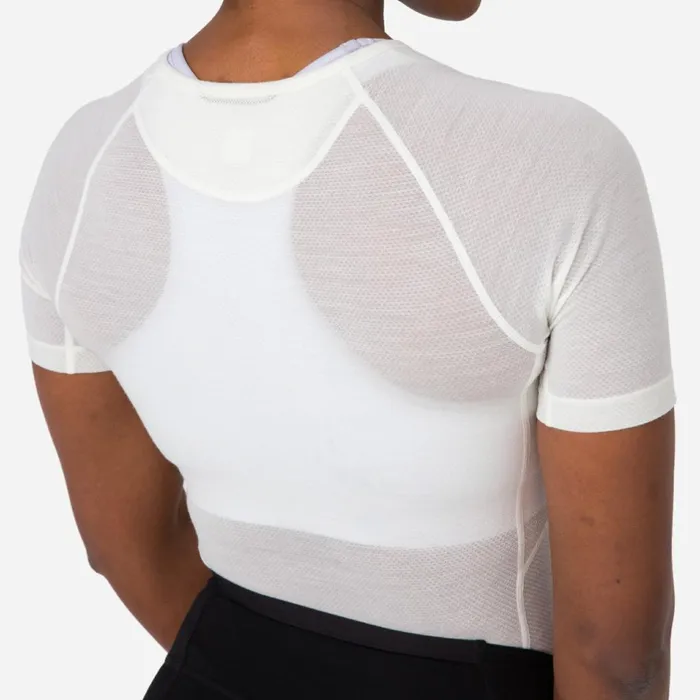Women Merino Lightweight Base Layer 8211 SS Black Blackcream White Rapha Base Layers
