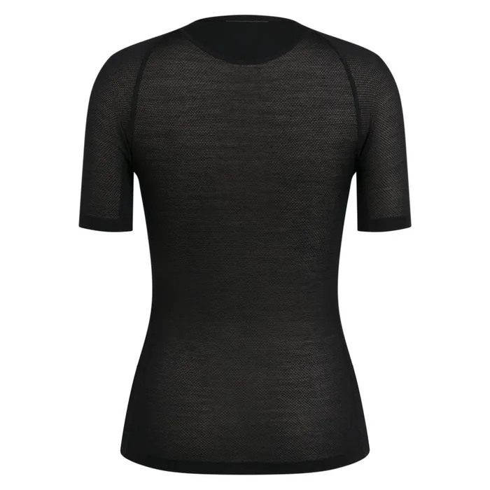 Women Merino Lightweight Base Layer 8211 SS Black Blackcream White Rapha Base Layers