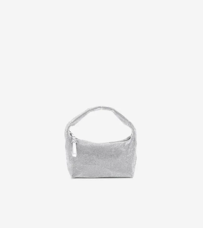 Women Mini Diamante Hobo Bag Diamante Cole Haan Shoulder Bags