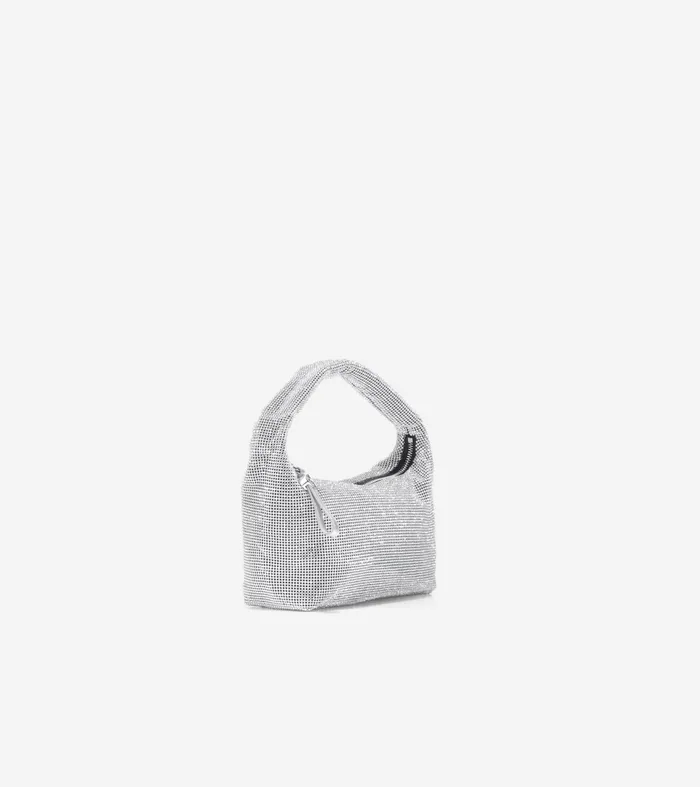 Women Mini Diamante Hobo Bag Diamante Cole Haan Shoulder Bags