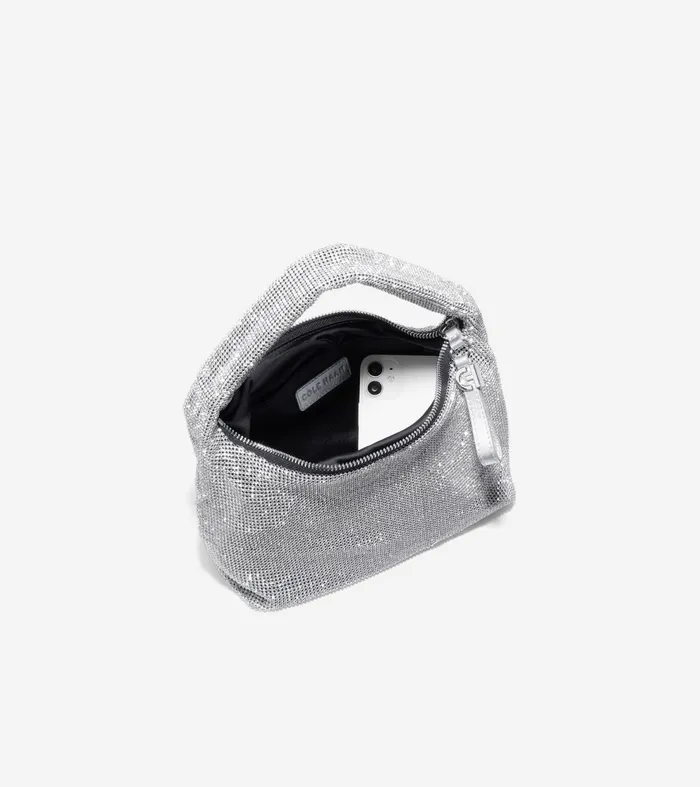 Women Mini Diamante Hobo Bag Diamante Cole Haan Shoulder Bags