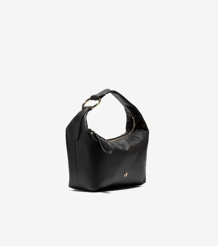 Women Mini Hobo Bag Black Cole Haan Shoulder Bags