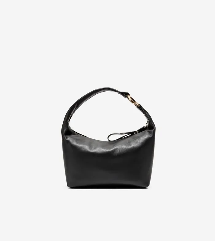 Women Mini Hobo Bag Black Cole Haan Shoulder Bags