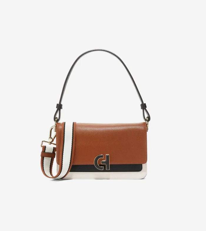 Women Mini Shoulder Bag British Tanblackivory Cole Haan Shoulder Bags