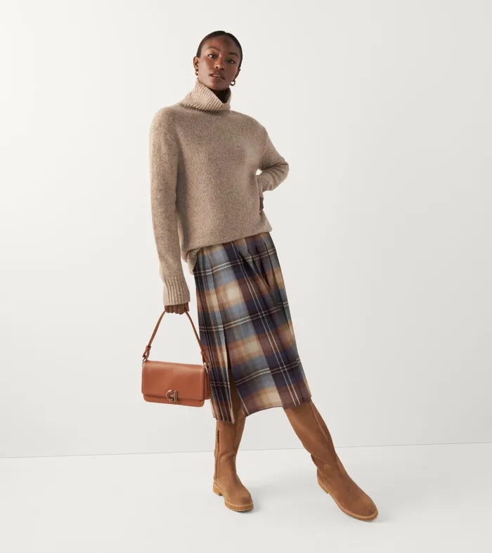 Women Mini Shoulder Bag British Tan Cole Haan Shoulder Bags