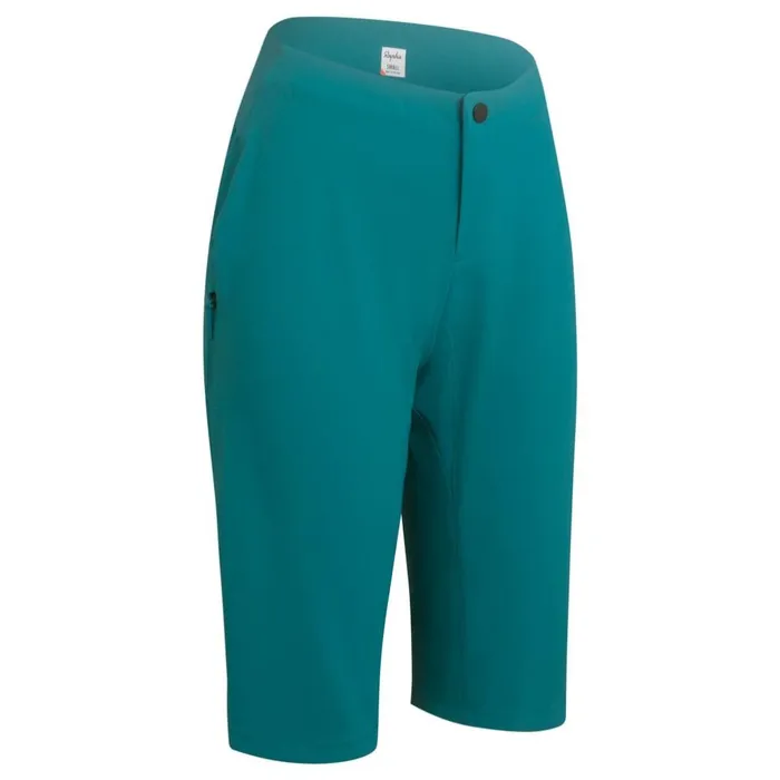 Women MTB Trail Cycling Shorts Blacklight Greybluelight Greyblue Greenegg Shell Rapha Archive