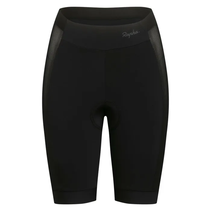 Women MTB Trail Shorts With Liner Black Rapha Bibs Shorts and Tights